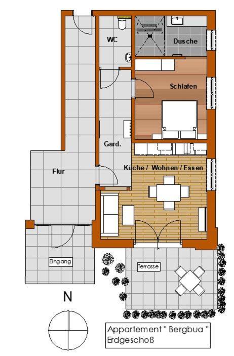 Alpenappartement Kleiner 坦海姆 客房 照片